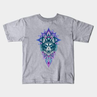 Wolf Mandala Kids T-Shirt